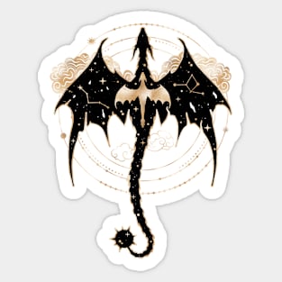 Fourth Wing - Tairn and Andarna - Bookish Fantasy Dragons Sticker